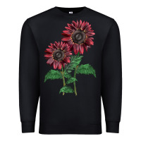 Black 2 Chocolate sunflower Premium Sweatshirt - LillyAllenDesigns