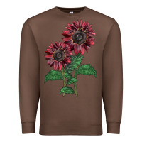 Chestnut 2 Chocolate sunflower Premium Sweatshirt - LillyAllenDesigns