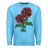 Ocean Blue 2 Chocolate sunflower Premium Sweatshirt - LillyAllenDesigns