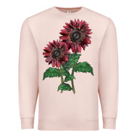Pale Pink 2 Chocolate sunflower Premium Sweatshirt - LillyAllenDesigns