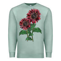 Seafoam 2 Chocolate sunflower Premium Sweatshirt - LillyAllenDesigns