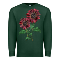 Sports Green 2 Chocolate sunflower Premium Sweatshirt - LillyAllenDesigns