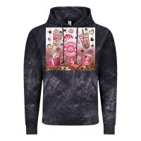 Cloud Black cafecito y chisme with leopard tumbler tbs Vintage Hoodie - TumblerDesignByShophia
