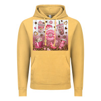 Vintage Mustard cafecito y chisme with leopard tumbler tbs Vintage Hoodie - TumblerDesignByShophia