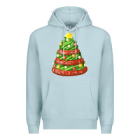 Blue Mist green chocolate christmas cookie cake Premium Hoodie - FaDigitalArtStudio