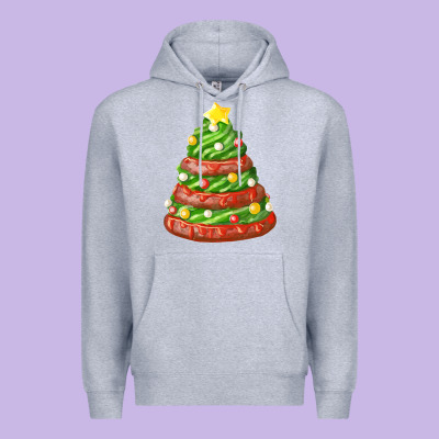 Green Chocolate Christmas Cookie Cake Premium Hoodie Designed By Fadigitalartstudio
