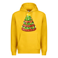 Lemon green chocolate christmas cookie cake Premium Hoodie - FaDigitalArtStudio