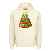 Sandshell green chocolate christmas cookie cake Premium Hoodie - FaDigitalArtStudio