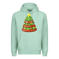 Seafoam green chocolate christmas cookie cake Premium Hoodie - FaDigitalArtStudio
