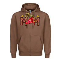 Chestnut cheer mom Zipper Hoodie - CowhideDigitalArt
