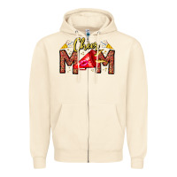 Sandshell cheer mom Zipper Hoodie - CowhideDigitalArt