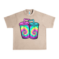 French Oak tie dye loaded tea Urban Heavy Tee - JahusDesignShop
