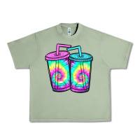 Oil Green tie dye loaded tea Urban Heavy Tee - JahusDesignShop