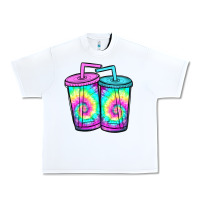 White tie dye loaded tea Urban Heavy Tee - JahusDesignShop