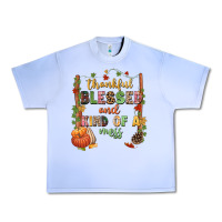 Grape Ice Thankful blessed and kind of a mess Urban Heavy Tee - NancyCooperArtShop