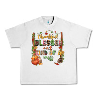 Lunar Rock Thankful blessed and kind of a mess Urban Heavy Tee - NancyCooperArtShop