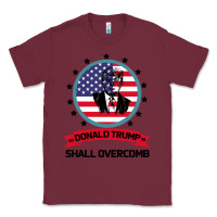 Burgundy DONALD TRUMP 2016 WE SHALL OVERCOMB Classic Tee - Bettercallsaul