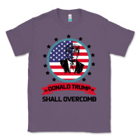 Lavender DONALD TRUMP 2016 WE SHALL OVERCOMB Classic Tee - Bettercallsaul