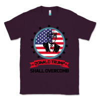 Plum DONALD TRUMP 2016 WE SHALL OVERCOMB Classic Tee - Bettercallsaul