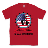 Red DONALD TRUMP 2016 WE SHALL OVERCOMB Classic Tee - Bettercallsaul