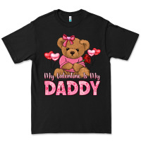 Black my valentine is my daddy Premium Tee - LillyAllenDesigns