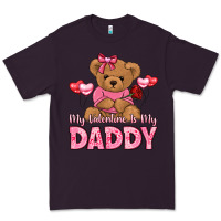 Plum my valentine is my daddy Premium Tee - LillyAllenDesigns
