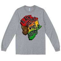 Black History Is World History Long Sleeve Tee | Teevron