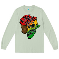 Matcha black history is world history Long Sleeve Tee - CowGirlArtShop