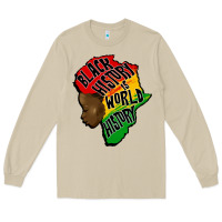 Mushroom black history is world history Long Sleeve Tee - CowGirlArtShop