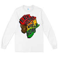 White black history is world history Long Sleeve Tee - CowGirlArtShop
