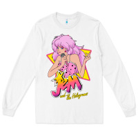 White so funny jem and the holograms classic fans Long Sleeve Tee - lanVoArt