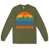 Army Green Arizona-01Mxk Long Sleeve Tee - lanVoArt