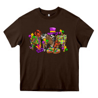 Chocolate Brown mardi gras dental Heavy Core Tee - BundleAndBundleShop