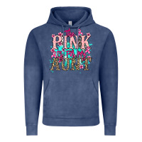 Vintage Denim The pink is for my Aunt Cancer Awareness Vintage Hoodie - HowdyJamesFarm