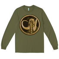 Army Green mammoth black king Long Sleeve Tee - lanVoArt