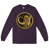 Plum mammoth black king Long Sleeve Tee - lanVoArt