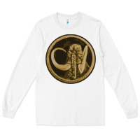 White mammoth black king Long Sleeve Tee - lanVoArt