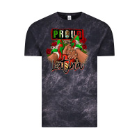 Cloud Black Proud Latina Mexican sneakers Vintage Tee - RanaPortraitStore