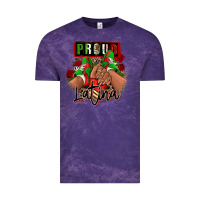 Cloud Purple Proud Latina Mexican sneakers Vintage Tee - RanaPortraitStore