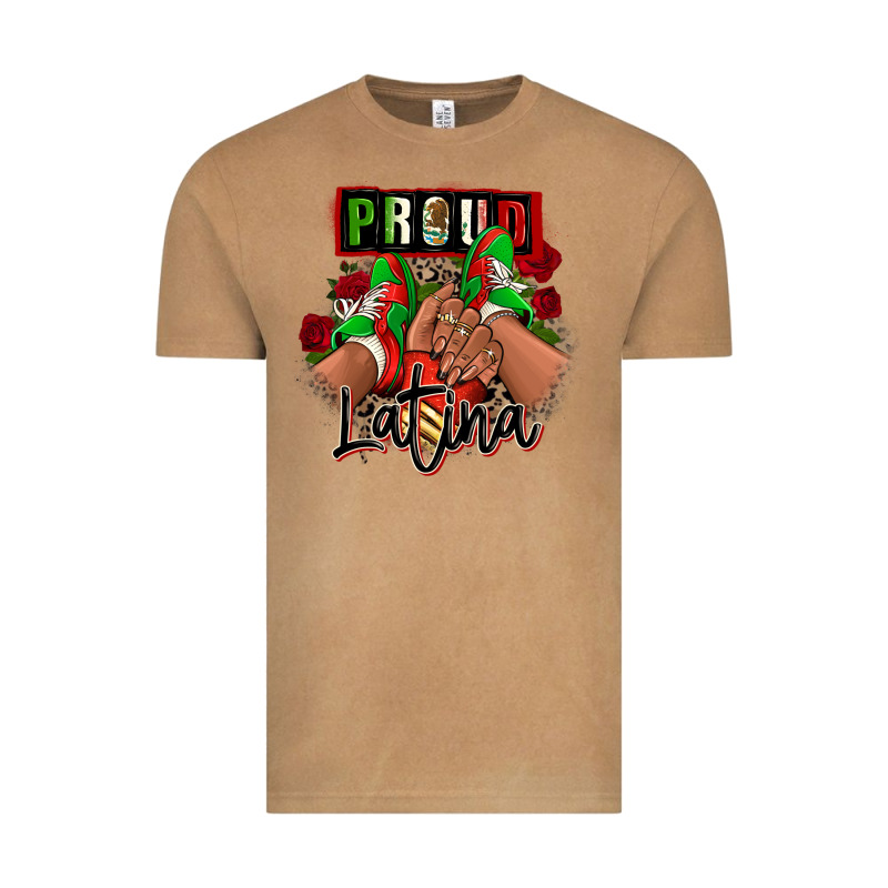 Proud Latina Mexican Sneakers Vintage Tee by RanaPortraitStore | Teevron