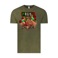 Vintage Olive Proud Latina Mexican sneakers Vintage Tee - RanaPortraitStore
