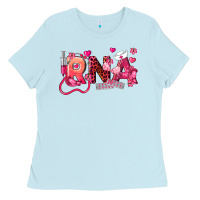 Baby Blue rna breast cancer registered nurse assistant Ladies Tee - LillyAllenDesigns