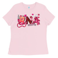 Bubblegum Pink rna breast cancer registered nurse assistant Ladies Tee - LillyAllenDesigns
