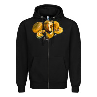 Black Pumpkin Zipper Hoodie - LillyAllenDesigns