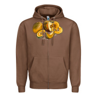Chestnut Pumpkin Zipper Hoodie - LillyAllenDesigns