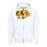 White Pumpkin Zipper Hoodie - LillyAllenDesigns