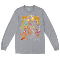 Heather Grey rip jason david frank ranger Long Sleeve Tee - lanVoArt