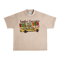 French Oak santas favorite bus driver Urban Heavy Tee - texasbilliewilder