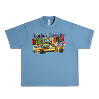 Pebble Blue santas favorite bus driver Urban Heavy Tee - texasbilliewilder