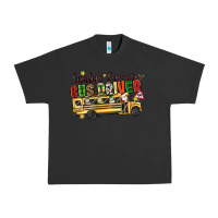 Pigment Black santas favorite bus driver Urban Heavy Tee - texasbilliewilder